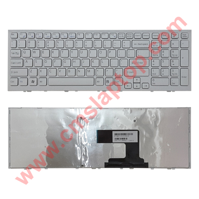 Keyboard Sony VPC-EL White Series