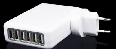 Travel charger 6 port
